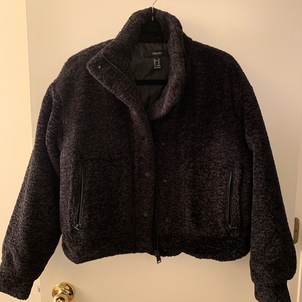 Forget 21 plush women’s jacket